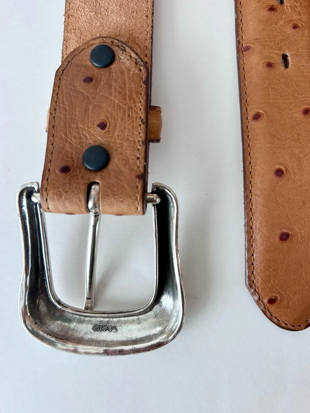 Tony Lama Western Leather Belt Size 42